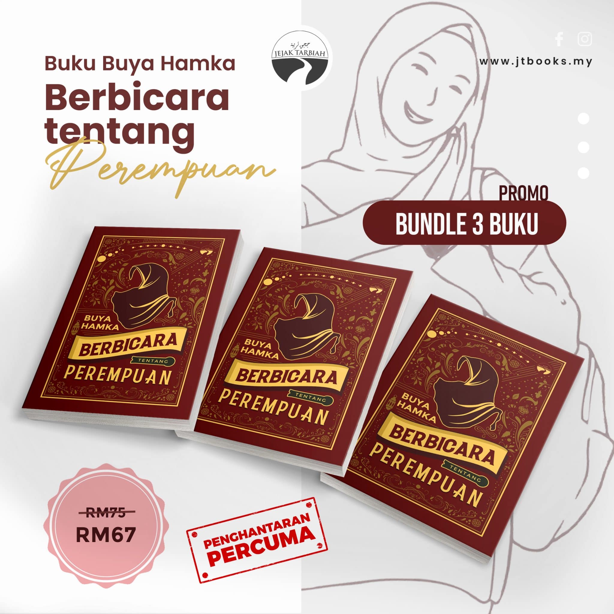BUYA HAMKA BERBICARA TENTANG PEREMPUAN (BUNDLE 3 BUKU) | JT Books